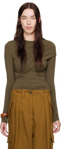Isabel Marant Khaki Asna T-shirt