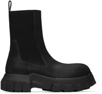 Rick Owens Black Porterville Beatle Bozo Tractor Chelsea Boots