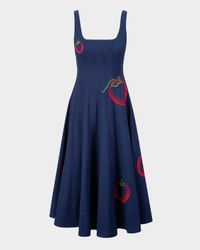Wells Poplin Midi Dress