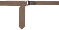 Dries Van Noten Brown Tie Belt
