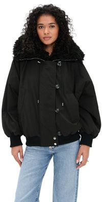 AGOLDE Camberly Snorkel Parka Black L