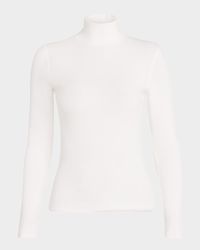 Ribbed Turtleneck Top