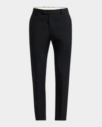 Men's Wool Cigarette Trousers