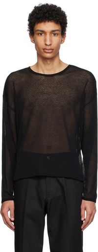 Second/Layer Black 62nd. St. Long Sleeve T-Shirt