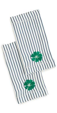 Carolina K Etched Flower Napkin Set of Two Etched Flower Multi One Size