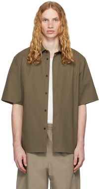 The Row Khaki Patrick Shirt