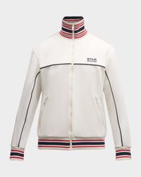 Men's Zipped Patchwork Track Jacket