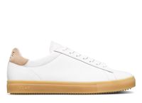 Clae - Baskets basses en cuir - Taille 47 - Blanc