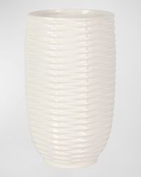 Tessere Basketweave Short Vase