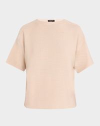 Shimmer Boat-Neck Sweater