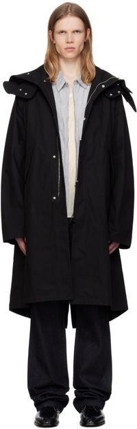 POST ARCHIVE FACTION (PAF) Black 8.0 Center Rain Coat