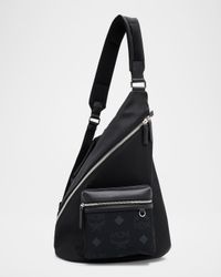 Men's Aren Nylon and Leather Sling Bag