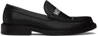 Moschino Black College Loafers