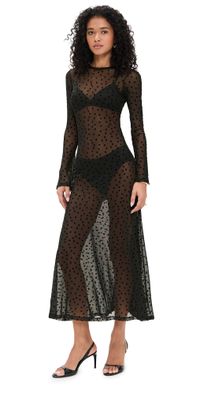 LE BOP Hattie Dress Chocolate Polka Dot S