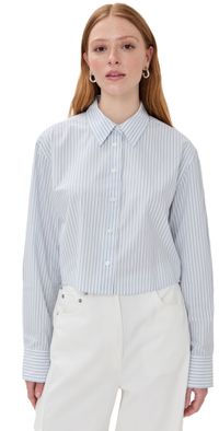 Acne Studios Stripe Button Up Light Blue/White 36