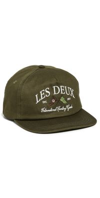 Les Deux Ivy League Cap Olive Night One Size