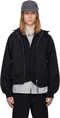 POST ARCHIVE FACTION (PAF) Black 8.0 Center Bomber Jacket