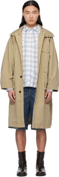 lesugiatelier Beige Travel Mac Coat