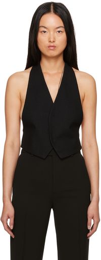 Ann Demeulemeester Black Marina Vest