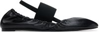ALAINPAUL Black Merce Ballerina Loafers
