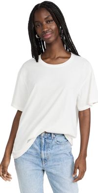SLVRLAKE Oversize Tee Natural White S