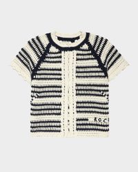 Zelie Open Crochet Cardigan