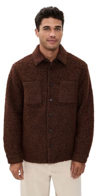Wax London Mount Reversible Overshirt Brown M