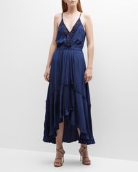 Tori Chainlink High-Low Dress