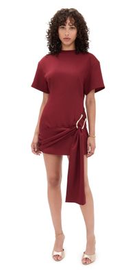 Lioness Martini Mini Dress Merlot S
