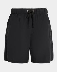 Men's Relaxed-Fit Nylon Stretch Drawstring Shorts