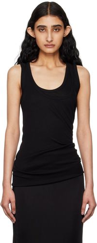 Helmut Lang Black Convertible Tank Top