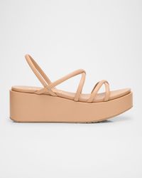 Ninoska Leather Strappy Platform Sandals