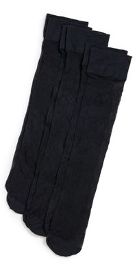 Stems Essential Sheer Knee Socks Set Of Three Black One Size