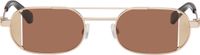 Off-White Gold Lynn Sunglasses