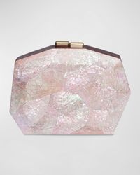 Meagan Faceted Shell Clutch Bag