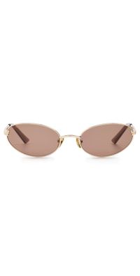 Luv Lou Luv Lou x Whitney Port The Rose Sunglasses Gold One Size