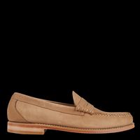 Gh Bass - Mocassins en cuir velours - Taille 45 - Marron