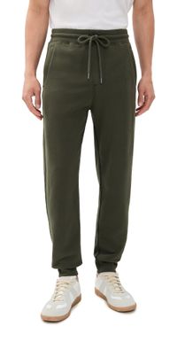 Faherty High Standard Fleece Sweatpants Fall Evergreen M