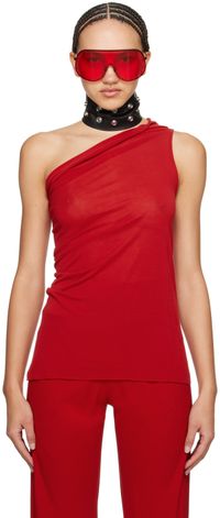 Rick Owens Débardeur Athena rouge