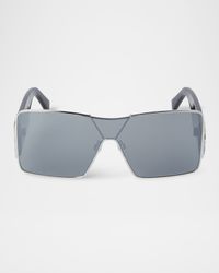 Men's Aspen Metal and Plastic Shield Sunglasses