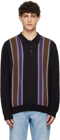 Carhartt Work In Progress Black Arlo Polo