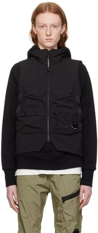 C.P. Company Black Shell-R Vest