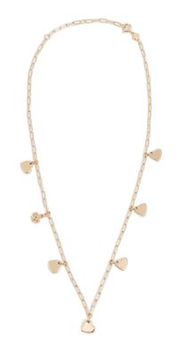 Tory Burch Good Luck Heart Necklace Tory Gold One Size