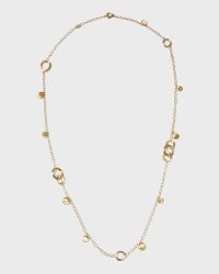 18k Jaipur Yellow Gold Long Charm Necklace