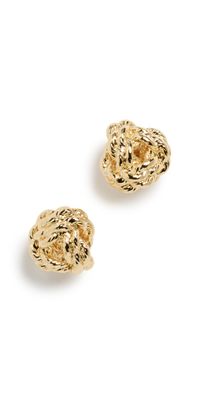 Lele Sadoughi Chateau Rope Stud Earrings Gold 720 One Size