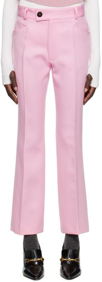 Ernest W. Baker SSENSE Exclusive Pink Flared Trousers