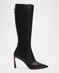 85mm Condodo Leather Knee-High Boots