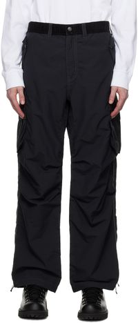 Barbour Black and wander Edition Splits Cargo Pants