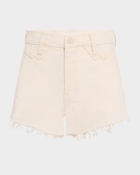 The Rocky Tomcat Kick Fray Denim Shorts