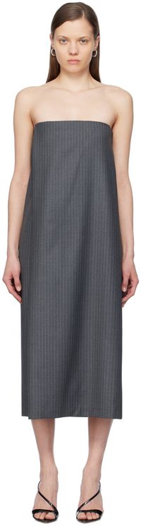 Gauge81 Gray Sidi Midi Dress